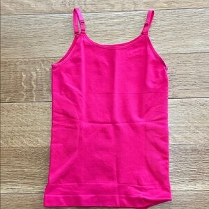 Shapemint Vibrant Pink Tank Top large